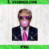 Trump Haters Gonna Hate PNG, Trump 2024 Trendy Pink Suit Sungles President PNG