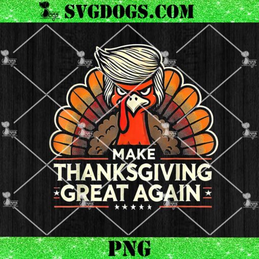 Trump Turkey Make Thanksgiving Great Again PNG, Turkey Face PNG