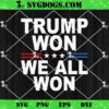 Trump Won Get Over It 2024 SVG, Trump Win SVG PNG