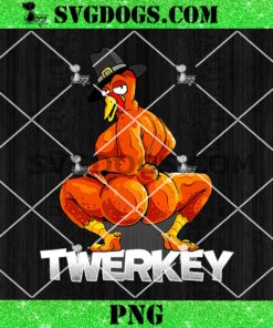 Twerkey Turkey Thanksgiving PNG, Bigfoot Thanksgiving PNG