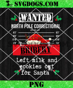 Wanted North Pole Correctional Assault PNG, Santa Hat PNG, North Pole Correctional Christmas PNG