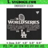 Los Angeles Dodgers World Series Champions Embroidery