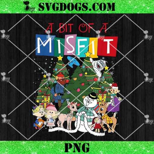 A Bit Of A Misfit Rudolph The Red Nosed Reindeer PNG, Christmas PNG
