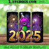 Bart Simpson New Years 20oz Tumbler Wrap PNG