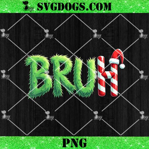 Bruh Christmas PNG, Funny Christmas humor Meme PNG