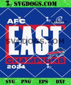 Buffalo Bills AFC East Champions 2024 PNG, Buffalo Bills claim franchise PNG