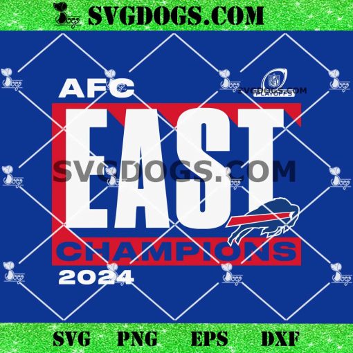 Buffalo Bills AFC East Champions 2024 SVG, Football Teams Buffalo Bills SVG PNG