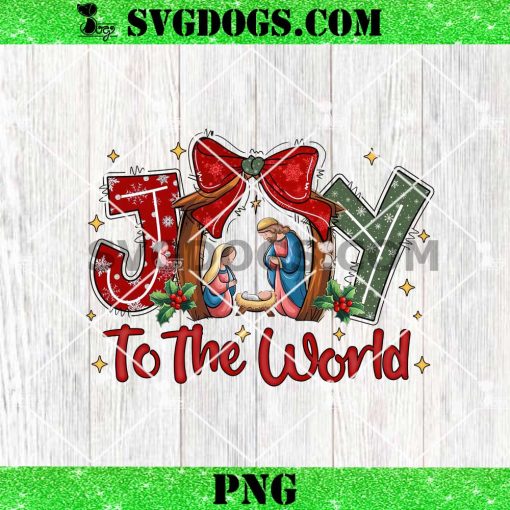 Christian Christmas Png, Joy To The World Png, Coquette Jesus Christmas Png, Baby Jesus Png