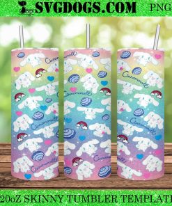 Cinnamoroll Sanrio 20oz Tumbler Wrap PNG