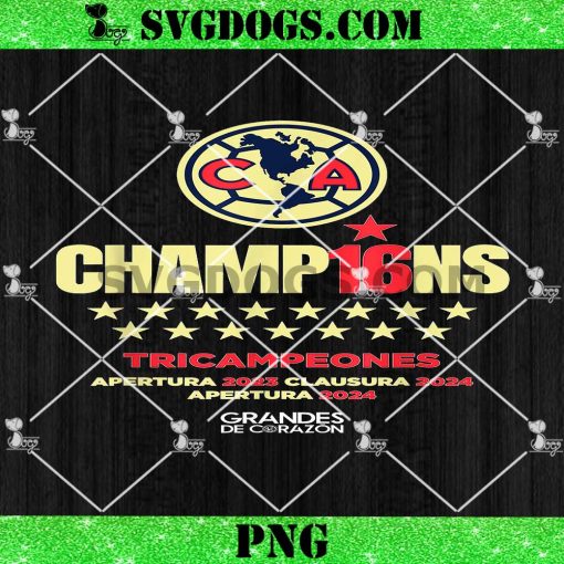 Club America Champions 2024 Opening Tournament PNG