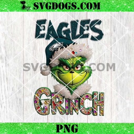 Eagles Grinch PNG, Grinch Christmas Philadelphia Eagles PNG