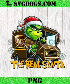 Grinch The Real Santa UPS PNG, Christmas Carrier Grinch PNG