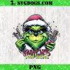 Grinch Fuck Them Bills PNG, Grinch Christmas Middle Finger PNG