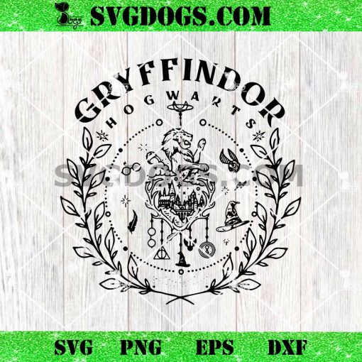 Gryffindor Hogwarts SVG PNG, Harry Potter SVG, Magical World SVG