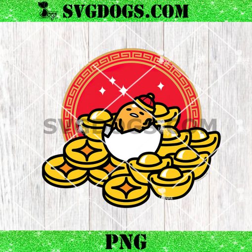 Gudetama the Lazy Egg Happy New Year PNG, Lunar New Year 2025 PNG