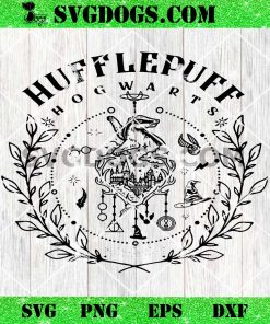 Hufflepuff Hogwarts SVG, Harry Potter Magical World SVG PNG