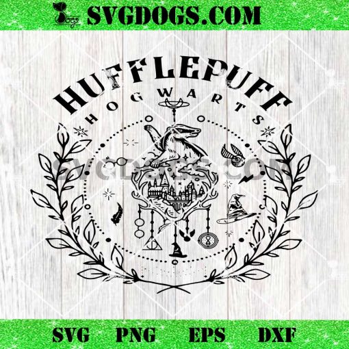 Hufflepuff Hogwarts SVG, Harry Potter Magical World SVG PNG