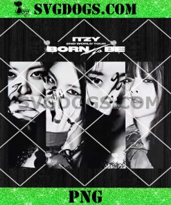 ITZY 2nd World Tour Born To Be 2024 PNG Bundle, Born To Be ITZY Concert PNG