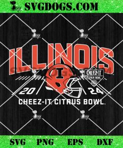 Illinois Fighting Illini Citrus Bowl 2024 Football SVG