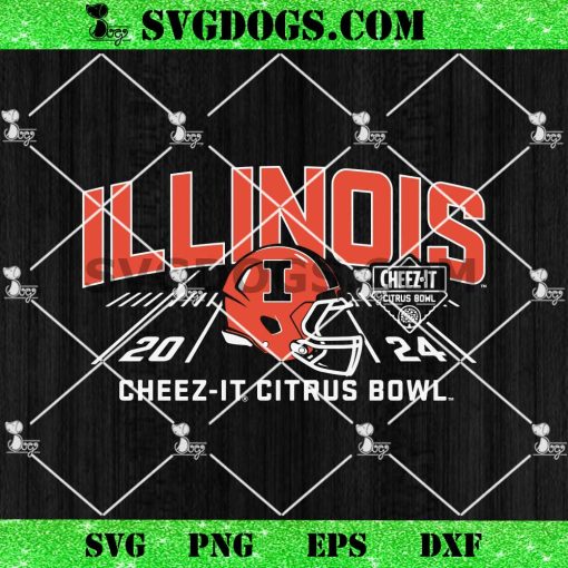 Illinois Fighting Illini Citrus Bowl 2024 Football SVG