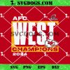 Kansas City Chiefs Nine Straight AFC West Division Champions SVG