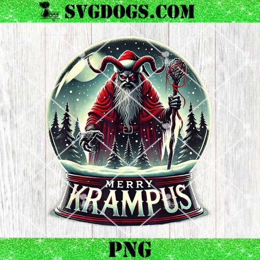 Krampus Is Coming To Town Horror PNG, Merry Krampus Christmas PNG