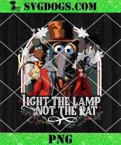 Light The Lamp Not The Rat Christmas PNG, Muppet Christmas Carol PNG