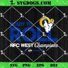 Los Angeles Rams Ready To Roll NFC West Champions SVG