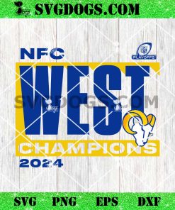 Los Angeles Rams NFC West Champions 2024 SVG, Los Angeles Rams SVG