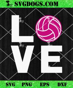 Love Volleyball SVG