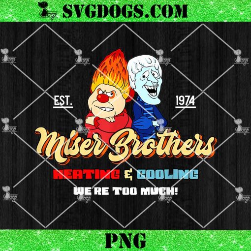 Miser Brothers Heating Cooling PNG, Brothers Christmas PNG