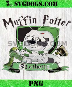 Muffin Potter Slytherin PNG, Bluey Potter Slytherin PNG