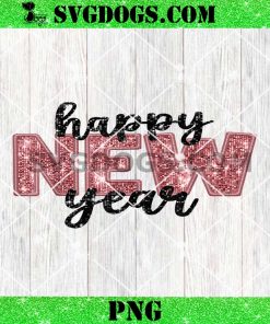 New Year Glitte PNG, Happy New Year 2025 PNG, New Year’s Eve Party Countdown Family PNG