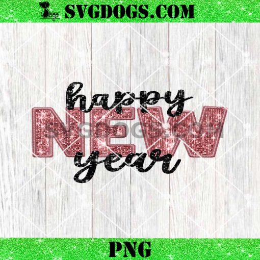 New Year Glitte PNG, Happy New Year 2025 PNG, New Year’s Eve Party Countdown Family PNG