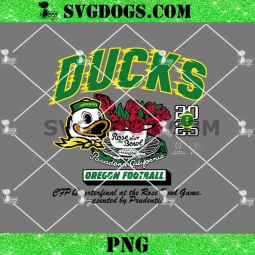 Oregon Ducks Rose Bowl 202425 CFP PNG