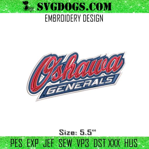 Oshawa Generals Embroidery