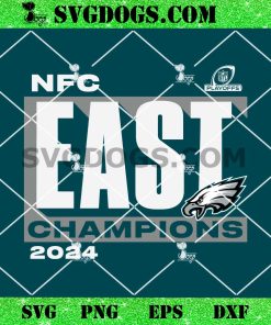 Philadelphia Eagles NFC East Champions 2024 SVG