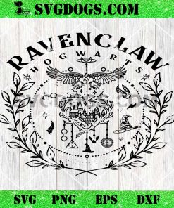 Ravenclaw Hogwarts SVG, Harry Potter Ravenclaw SVG PNG