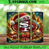 Las Vegas Raiders Christmas 20oz Tumbler Wrap PNG, Raiders NFL Santa PNG