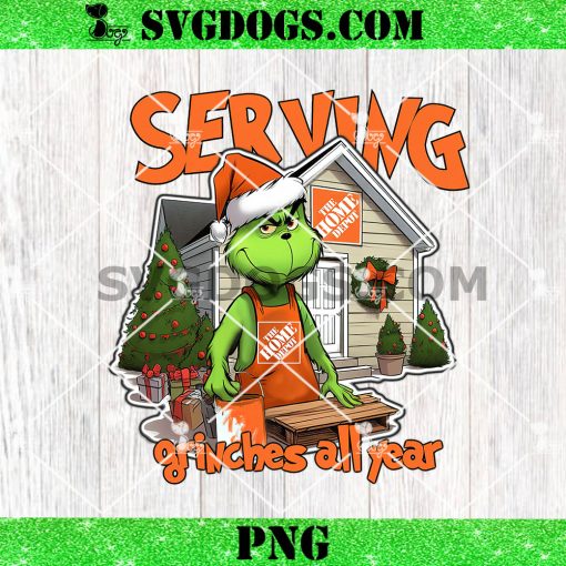 Serving Grinches All Year Christmas The Home Depot PNG, Christmas The Home Depot PNG