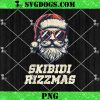 Rizz Santa Claus Charisma Xmas PNG, Skibidi Rizzmas Christmas PNG