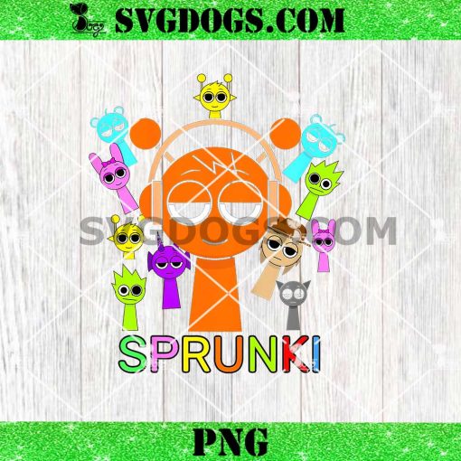 Sprunki Beats PNG, Funny Sprunki PNG, Team Sprunki Game PNG