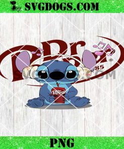 Stitch Drink Dr Pepper PNG, Stitch Listen Music drink Dr Pepper PNG