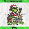 Working Like A Grinch Mechanic Merry Christmas PNG, Mechanic Santa PNG