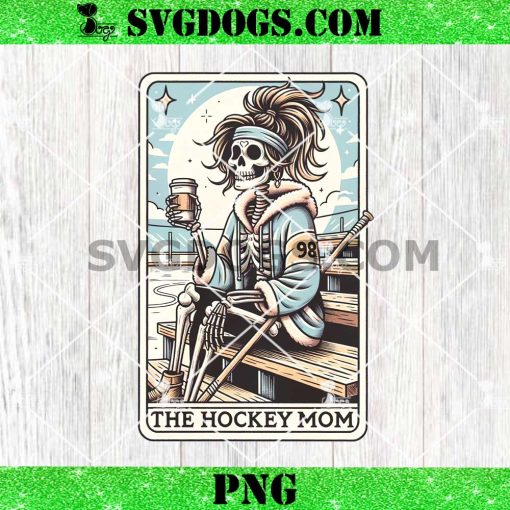 The Hockey Mom PNG, Hockey Mom Tarot Card PNG