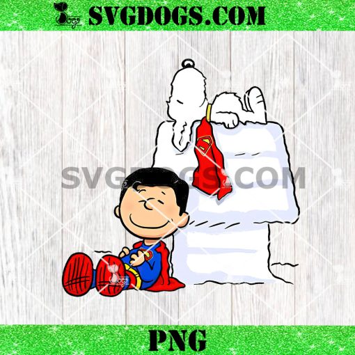 The Peanuts relaxing with Krypto PNG, Super Snoopy PNG