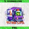 Grinch USPS the real Santa PNG, Grinch Christmas Postman PNG