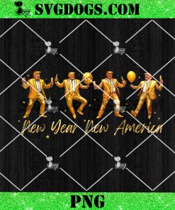 Trump Dancing Happy New Year American PNG, New Year Donald Trump PNG