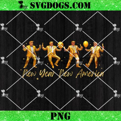 Trump Dancing Happy New Year American PNG, New Year Donald Trump PNG