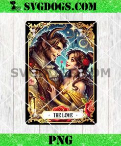 Beauty And The Beast The Lover Tarot Card Png, Princess Valentine Beauty And The Beast Png